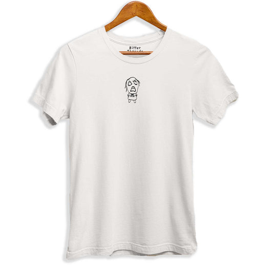 Maura Less Unisex Organic Cotton T-shirt Made In The USA-T-Shirts-White-S-Hagsters