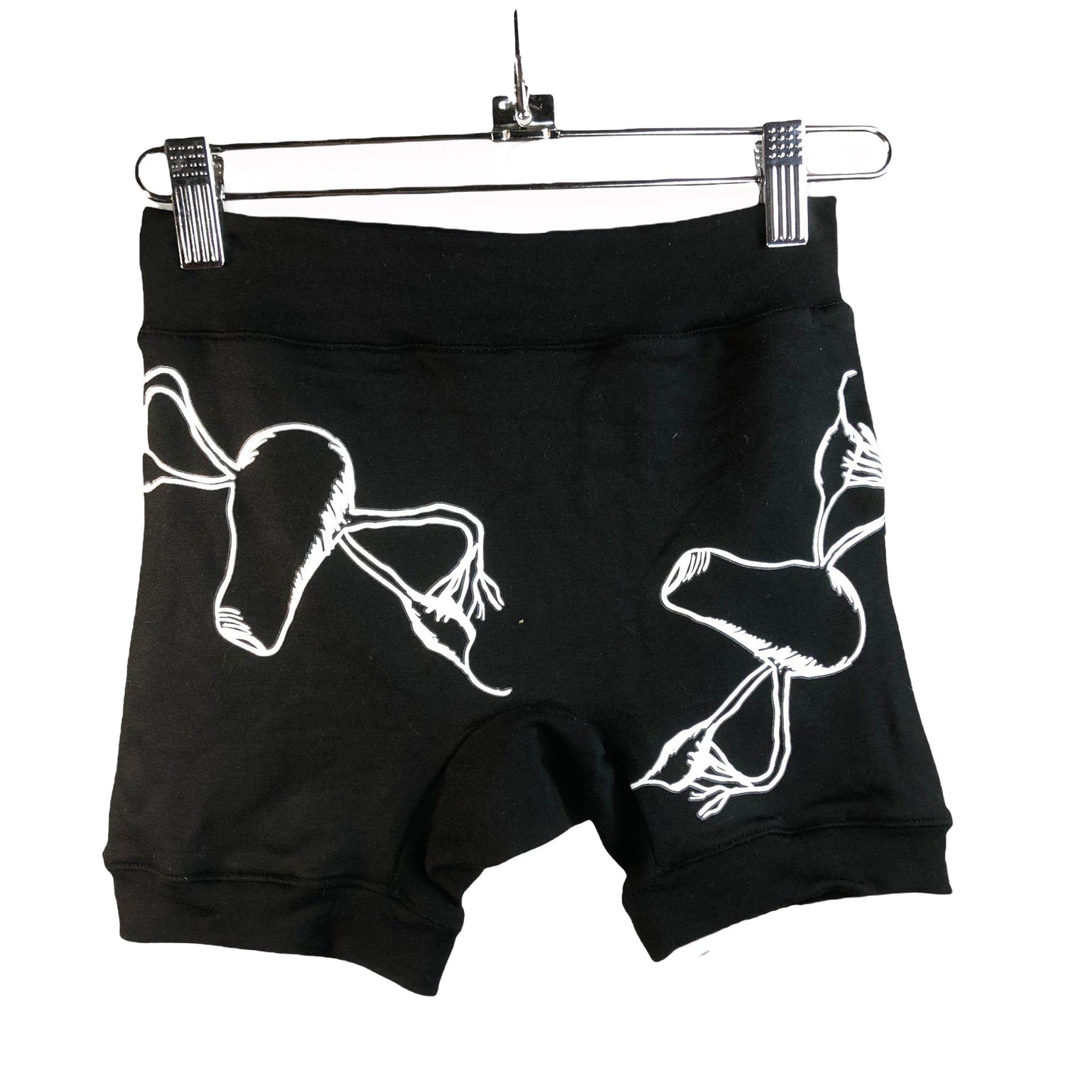 Flying Ovaries Boy Shorts Soy Modal Front