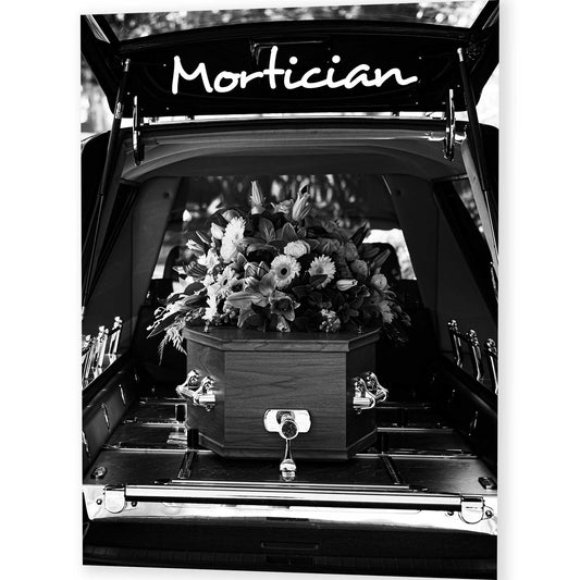 Mortician Funny Girlfriend Postcard-Greeting & Note Cards-Hagsters
