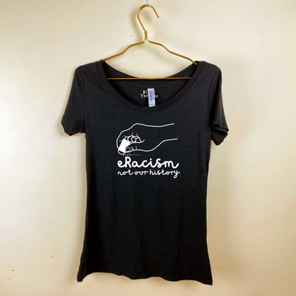 eRacism - Erase The Hate Women's Bamboo Scoop Neck T - Shirt