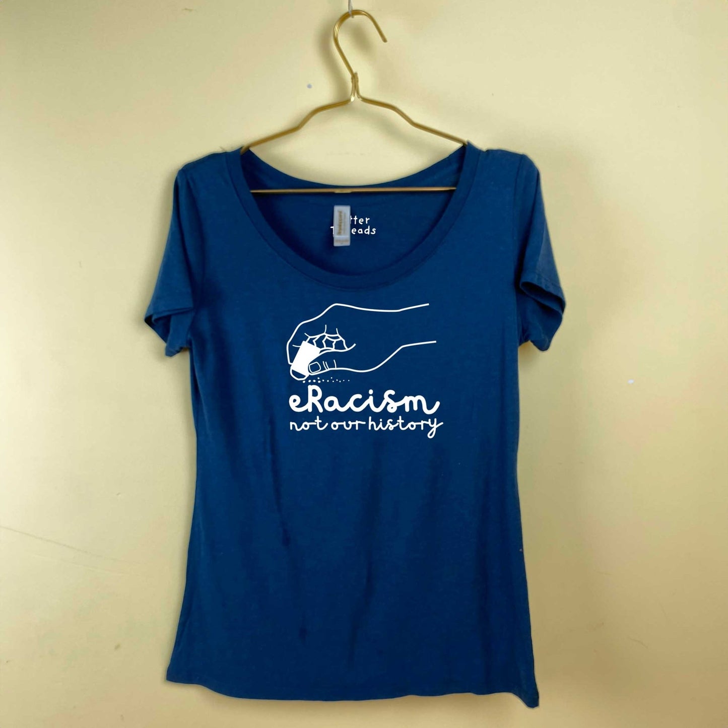 eRacism - Erase The Hate Women's Bamboo Scoop Neck T - Shirt