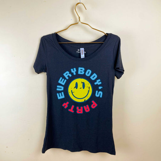 Everybody's Party Eco Women's Triblend Scoop Neck T-Shirt-T-Shirts-S-Hagsters