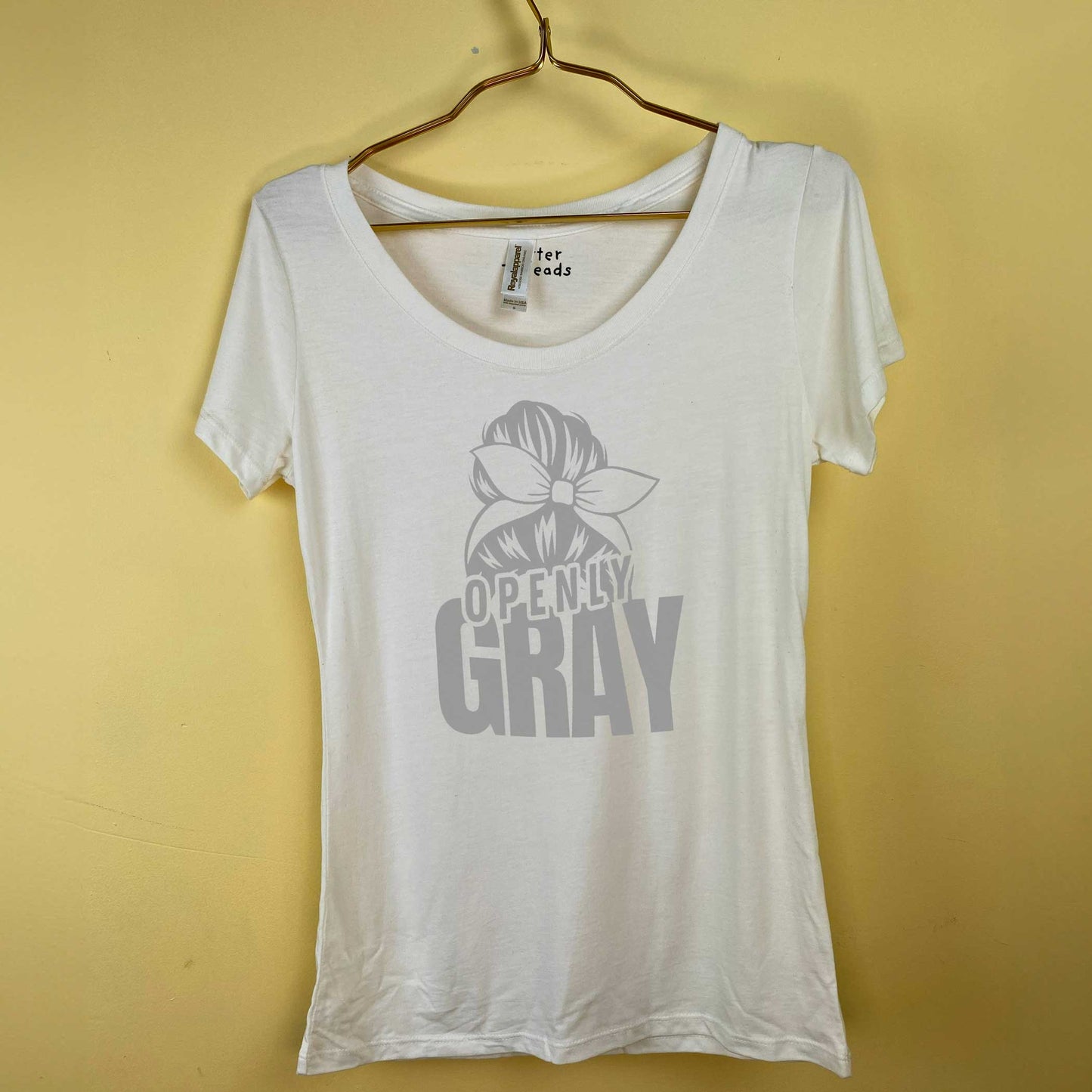 Openly Gray Bamboo/Organic Cotton Women's Scoop Neck T-Shirt