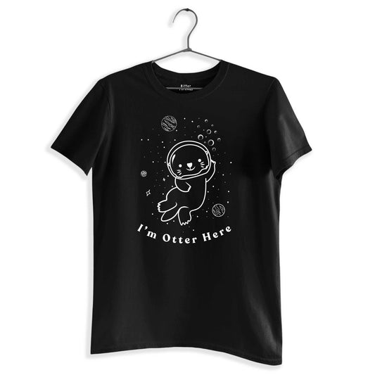 I'm Otter Here Unisex Organic Cotton T-shirt Made In The USA