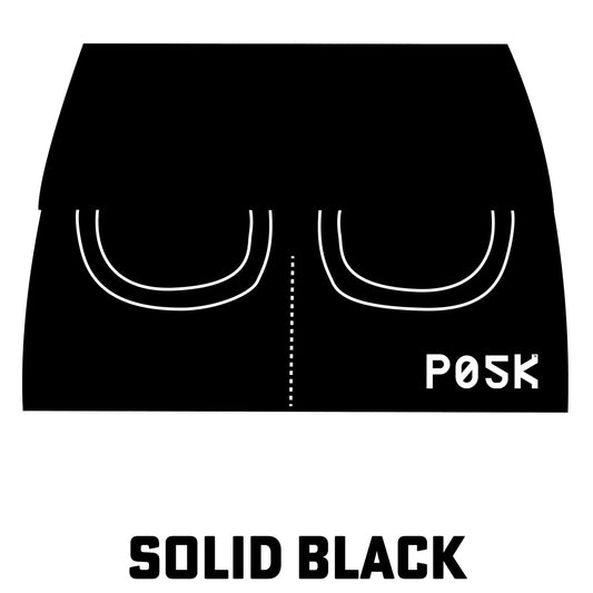 P05K™ | Black Ponte De Roma Belt Bag Pocket Skirt