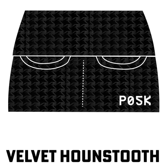 P05K™ | Flocked Houndstooth Belt Bag Pocket Skirt