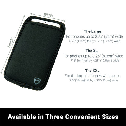 SYB Phone Pouch - Great Way To Carry Your Phone In Your P05K™ Belt Skirt-Phone Case-Black-Extra large-Hagsters