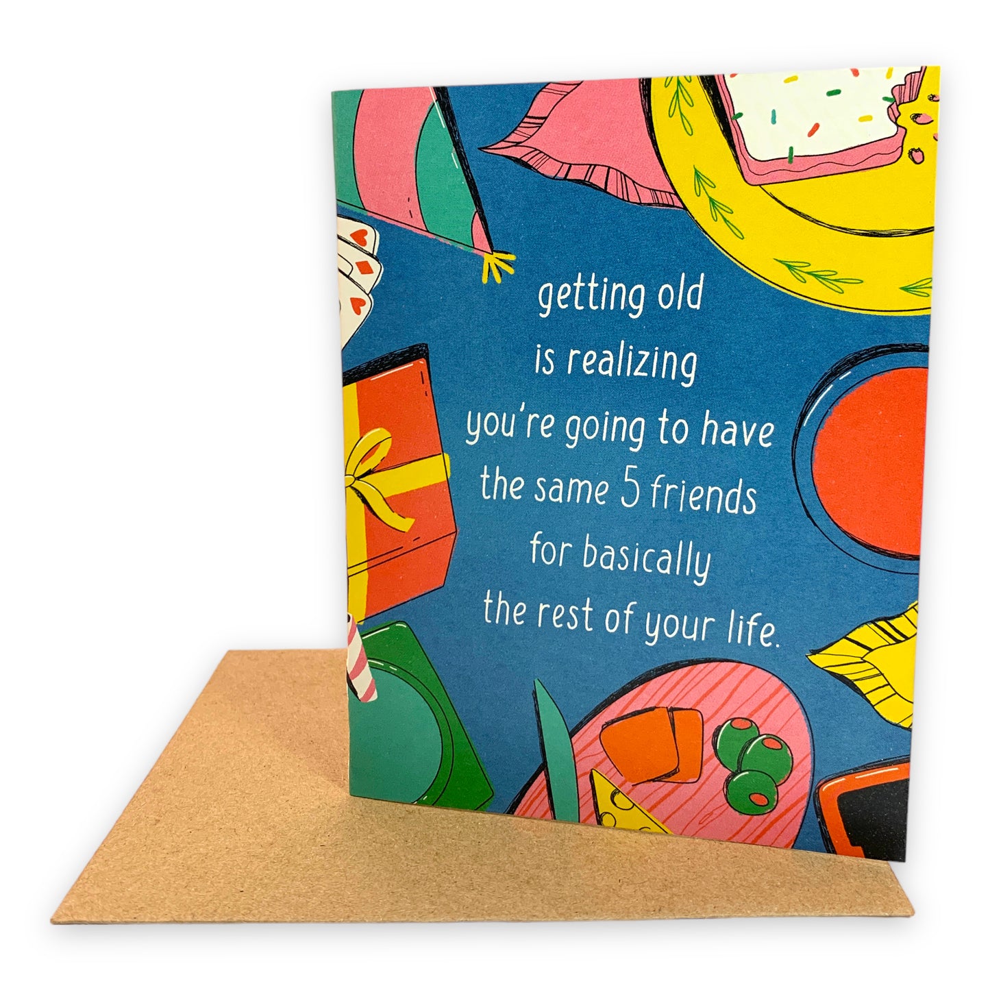Getting Old Is Realizing Card-Greeting & Note Cards-Hagsters