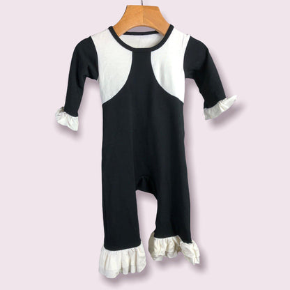 Dress Up Ruffle Baby Girl Fancy Infant All In One | MoonEaze™